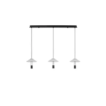 Pendul NovaLuce ANAFI metal, acril, negru, LED, 24W, 3000K, 1185 Lm - NL-9695277