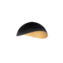 Aplica de tavan NovaLuce OPSI metal, negru, auriu, E27 - NL-9695297