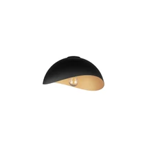 Aplica de tavan NovaLuce OPSI metal, negru, auriu, E27 - NL-9695305