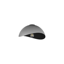 Aplica de tavan NovaLuce OPSI metal, gri, negru, E27 - NL-9695307