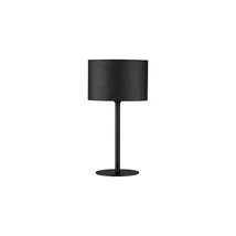 Veioza NovaLuce SIBNIA metal, textil, negru, E27 - NL-9695328