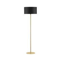 Lampadar NovaLuce SIBNIA metal, textil, negru, auriu, E27 - NL-9695333