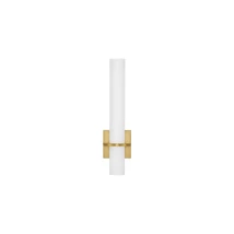 Aplica de perete pentru baie NovaLuce LUCA metal, sticla, auriu, alb, LED, 15W, 1337lm, 4000K, IP44 - NL-9695338