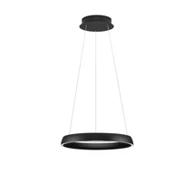 Pendul NovaLuce OVIA metal, silicon, negru, LED, 48W, 27000-4000K, 1841 Lm - NL-9695702