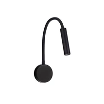 Aplica de perete NovaLuce SONICA metal, negru, LED, 6W, 3000K, 453 Lm, IP44 - NL-9701620