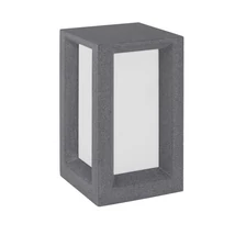 Lampadar exterior NovaLuce Castro beton, plastic, gri, E27, IP65 - NL-9739351