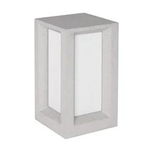 Lampadar exterior NovaLuce Castro beton, plastic, alb, E27, IP65 - NL-9739352
