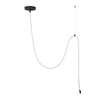 Pendul NovaLuce ILANE metal, plastic, negru, alb, LED Triac, 32W, 3000K, 1600 Lm - NL-9780103