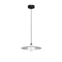 Pendul NovaLuce REFLET metal, acril, negru, alb, G9 - NL-9780104