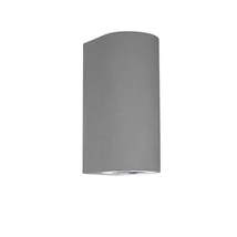 Aplica de perete exterioara NovaLuce Lido beton, sticla, gri, 2xGU10, IP65 - NL-9790522