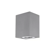 Aplica de perete exterioara NovaLuce Fuento beton, sticla, gri, GU10, IP65 - NL-9790542
