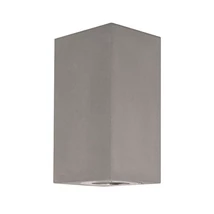 Aplica de perete exterioara NovaLuce Fuento beton, sticla, gri, 2xGU10, IP65 - NL-9790552