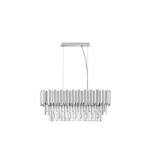 Pendul NovaLuce MAGNOLIA metal, cristal, crom, E14 - NL-9824076
