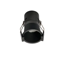 Spot incastrat NovaLuce GLYCE metal, negru, LED, 12W, 2700K, 738 Lm - NL-9844025
