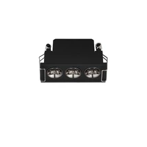 Spot incastrat NovaLuce GONO metal, negru, LED, 6W, 3000K, 292 Lm - NL-9844083
