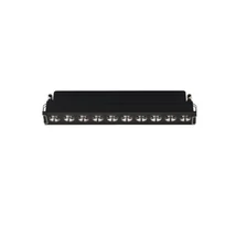 Spot incastrat NovaLuce GONO metal, negru, LED, 15W, 3000K, 818 Lm - NL-9844087