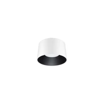 Aplica de tavan NovaLuce ATIL metal, alb, negru, LED, 24W, 3000K, 1268 Lm - NL-9870010