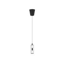 Pendul NovaLuce HOLM metal, alb, negru, LED, 12W, 3000K, 743 Lm - NL-9870023