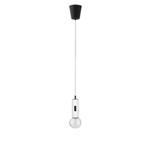Pendul NovaLuce CHRONOS metal, alb, negru, LED, 11W, 3000K, 763 Lm - NL-9870025