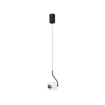 Pendul NovaLuce KEDROS metal, alb, negru, LED, 9W, 3000K, 717 Lm - NL-9870031
