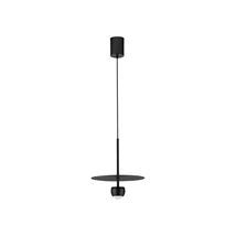 Pendul NovaLuce EDEM metal, negru, LED, 8W, 3000K, 590 Lm - NL-9870043