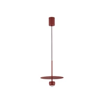 Pendul NovaLuce EDEM metal, rosu, LED, 8W, 3000K, 590 Lm - NL-9870047