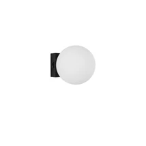 Aplica de perete NovaLuce JOLINE metal, sticla, negru, alb, LED, 3200K, 6W, 450lm - NL-9919601