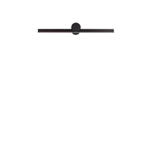 Aplica de perete pentru baie NovaLuce BREGGO metal, negru, LED, 3000K, 12W, 730lm, IP54 - 9923420