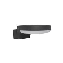 Aplica de perete exterioara NovaLuce Enzi metal, plastic, gri, LED, 3000K, 17W, 1050lm, IP54 - NL-9936101