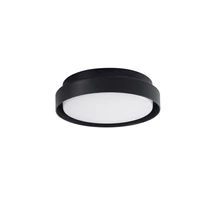 Plafoniera exterioara NovaLuce Oliver metal, plastic, negru, LED, 3000K, 20W, 1550lm, IP65 - NL-9944603