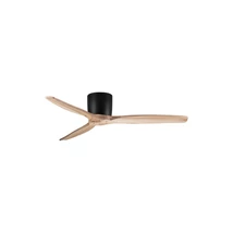 Ventilator NovaLuce NINEMIA metal, negru, maro - NL-9952370