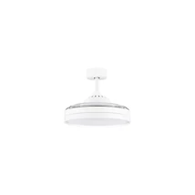 Plafoniera cu ventilator NovaLuce NEVMA metal, plastic, alb, transparent, LED, 36W, 3000-4000-6500K, 4100 Lm - NL-9952378