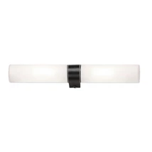 Aplica de perete pentru baie NovaLuce CORB metal, sticla, negru, alb, E14, IP44 - NL-9953202