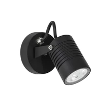 Aplica de perete exterioara NovaLuce Fend metal, sticla, negru, LED, 3000K, 9W, 742lm, IP65 - NL-9971452