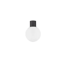 Plafoniera exterioara NovaLuce SPIX metal, sticla, negru, alb, E27, IP54 - NL-9971453