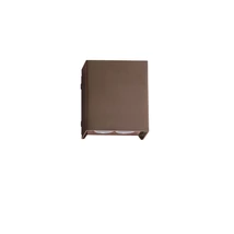 Aplica de perete exterioara NovaLuce ELIO metal, sticla, maro, LED, 12W, 1327lm, 3000K, IP65 - NL-9971475