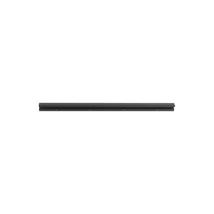 Sina magnetica incastrata NovaLuce PLANET metal negru, 1m - 9999100