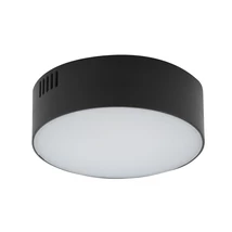 Plafoniera Nowodvorski LID ROUND plastic, negru, alb, LED, 3000K, 15W, 1200lm - TL-10406