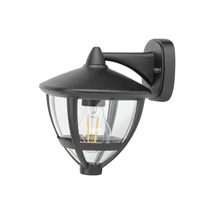 Aplica de perete exterioara Nowodvorski AMELIA metal, plastic, negru, transparent, E27, IP44 - TL-10495