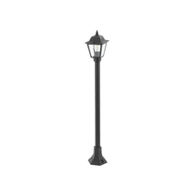 Lampadar exterior Nowodvorski ANA metal, sticla, negru, transparent, E27, IP44 - TL-10501