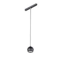 Spot sina magnetica Nowodvorski LVM metal, plastic, negru, alb, LED, 5W, 4000K, 250Lm - 10653