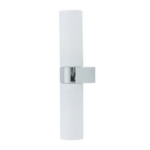 Aplica de perete pentru baie Nowodvorski  NATALIE metal, crom, alb,G9, IP44 - TL-10726
