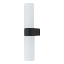Aplica de perete de baie Nowodvorski NATALIE metal, sticla, negru, alb, G9, IP44 - 10728