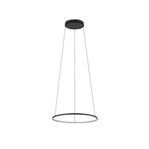 Pendul Nowodvorski CIRCOLO metal, negru, LED, 4000K, 18W, 600lm - 10863