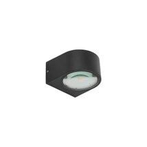 Aplica de perete exterioara Nowodvorski NEL metal, sticla, negru, LED, 10W, 3000K, 880Lm, IP54 - 11370