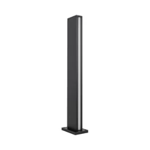 Stalp exterior Nowodvorski SLIT metal, plastic, negru, alb, LED, 12W, 3000K, 600Lm, IP54 - 11376
