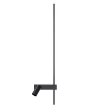 Aplica de perete Nowodvorski EASY metal, plastic, negru, LED+GU10, 11W, 3000K, 380Lm - 11426