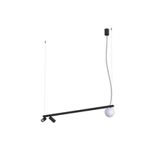 Pendul Nowodvorski FOURTY metal, sticla, alb, negru, GU10+G9 - 11447