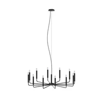 Pendul Nowodvorski ORTO metal, negru, E14 - 11464