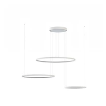 Pendul Nowodvorski CIRCOLO metal, plastic, alb, LED, 45W, 3000K, 1600Lm - 11602